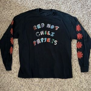 Black Red Hot Chili Peppers long sleeve shirt, men’s XL